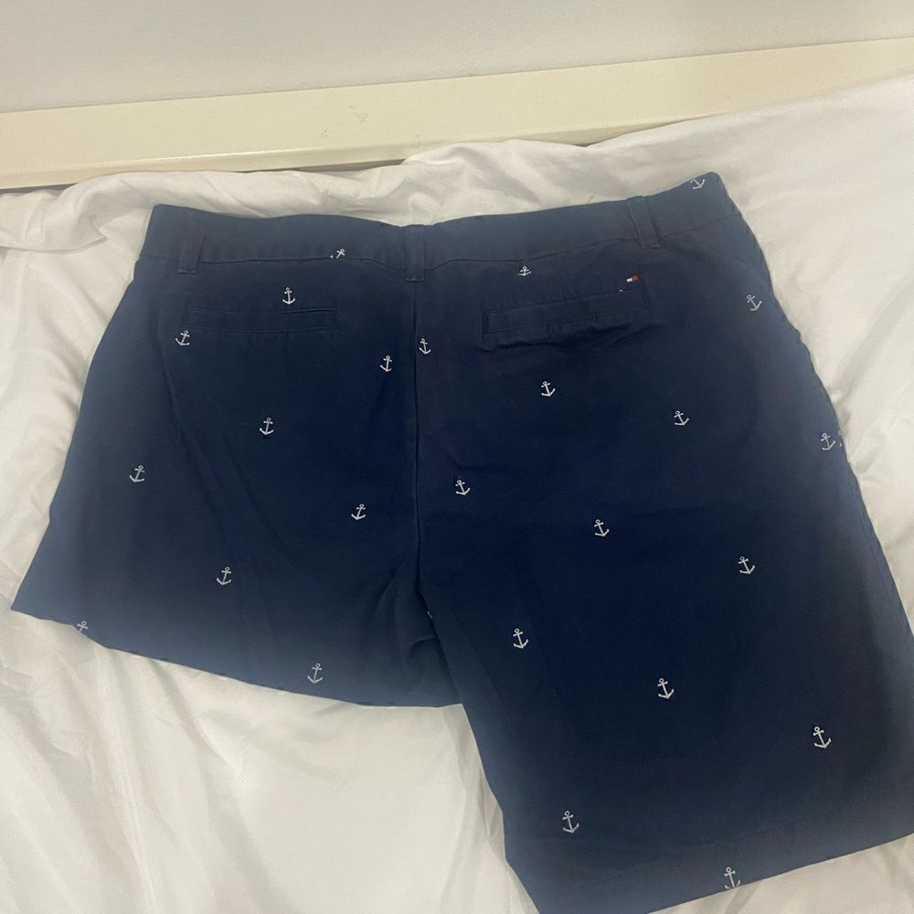 Tommy Hilfiger Men’s blue shorts white anchors embroidered size 14 - Picture 4 of 6